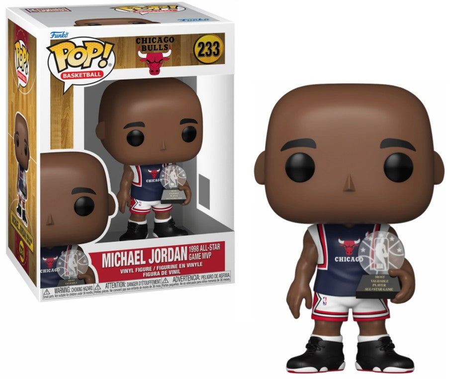 Pop! Michael Jordan Chicago Bulls 1998 All-Star Game MVP NBA
