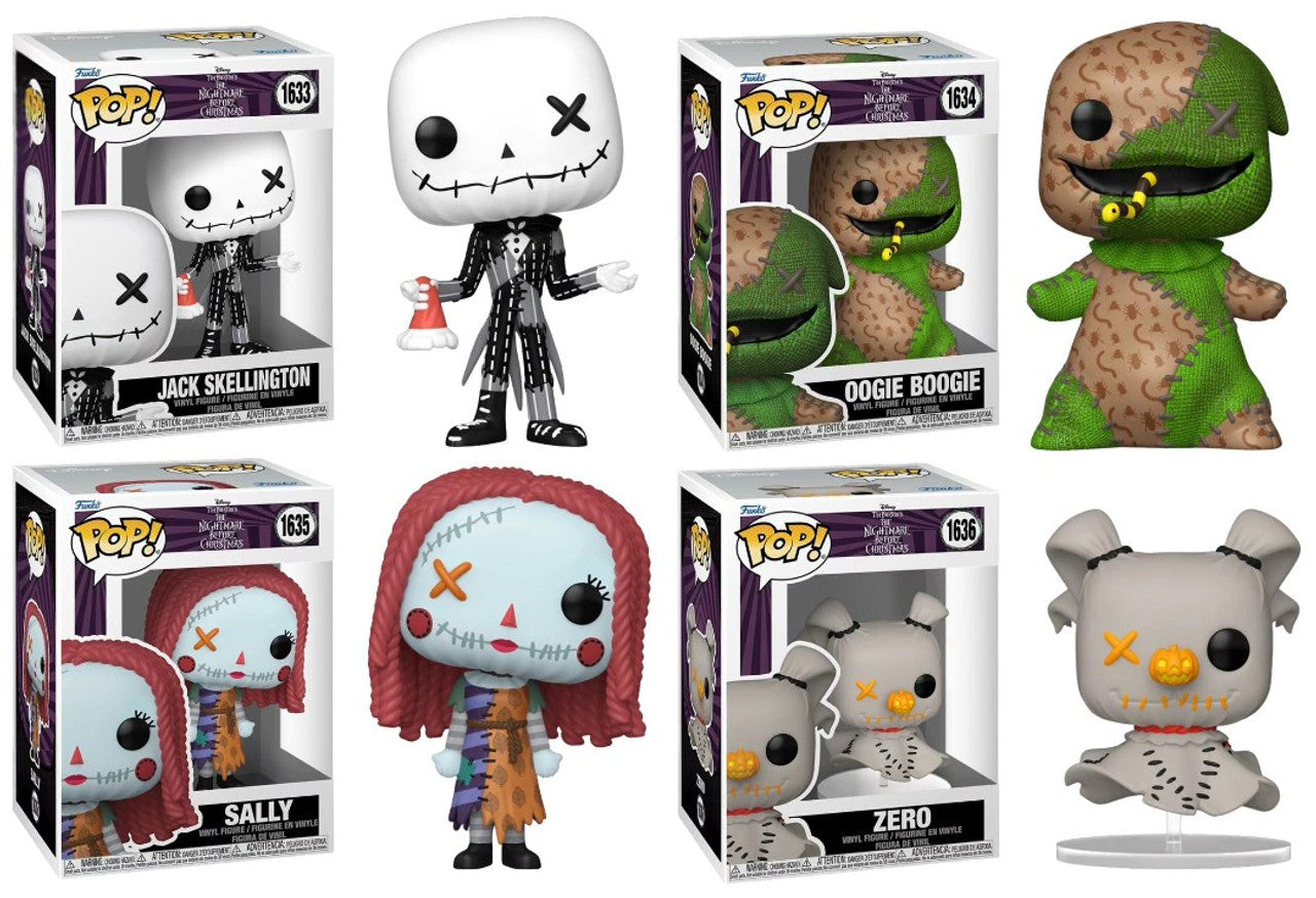 Pop! Set 4 The Nightmare Before Christmas Patchwork