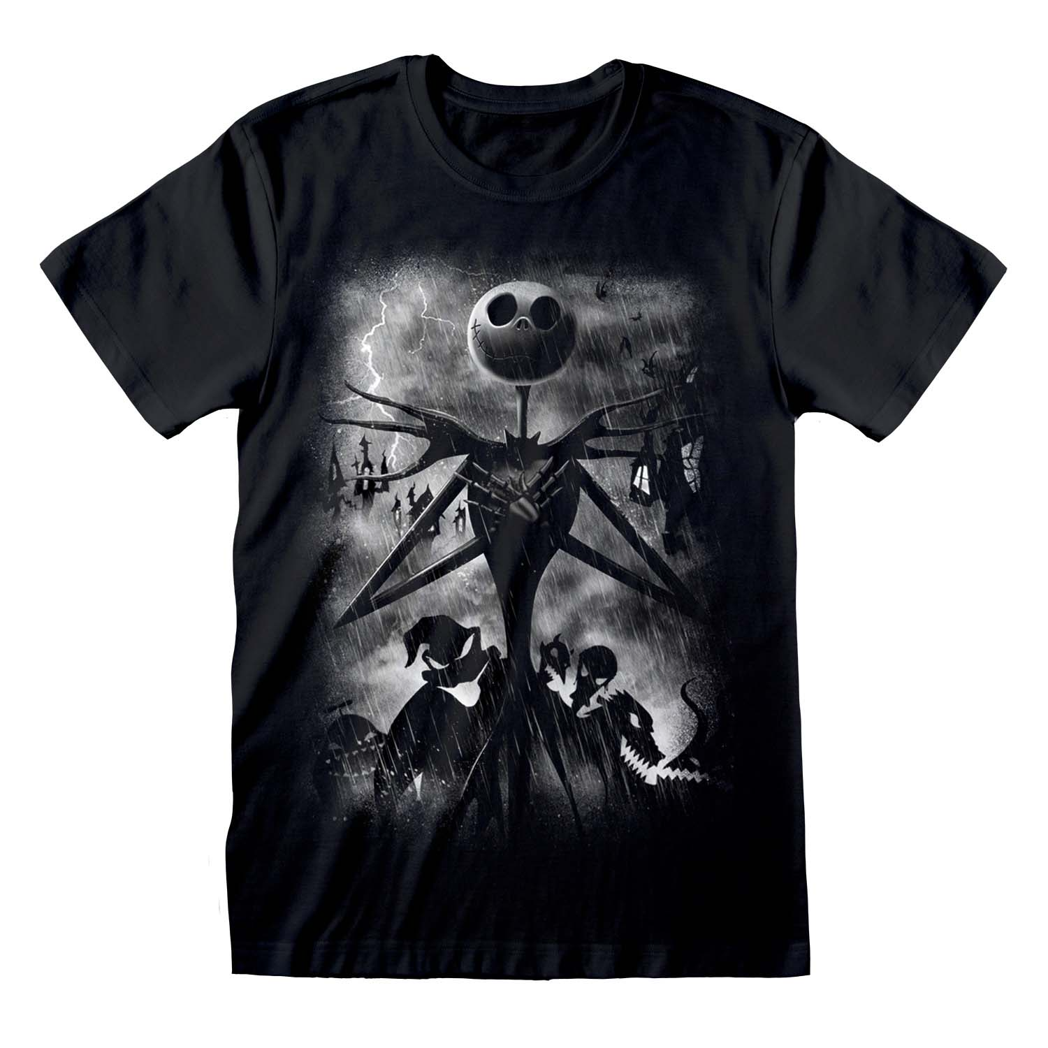 Nightmare Before Christmas Stormy Skies T-Shirt