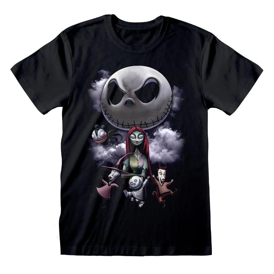 NIGHTMARE BEFORE CHRISTMAS DARK MONTAGE T-SHIRT