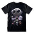 NIGHTMARE BEFORE CHRISTMAS DARK MONTAGE T-SHIRT