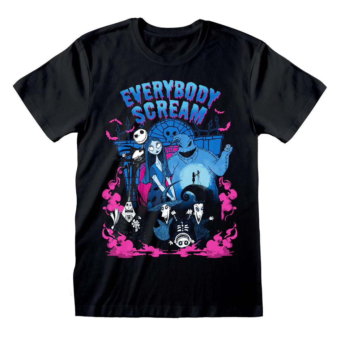 NIGHTMARE BEFORE CHRISTMAS EVERYBODY SCREAM T-SHIRT