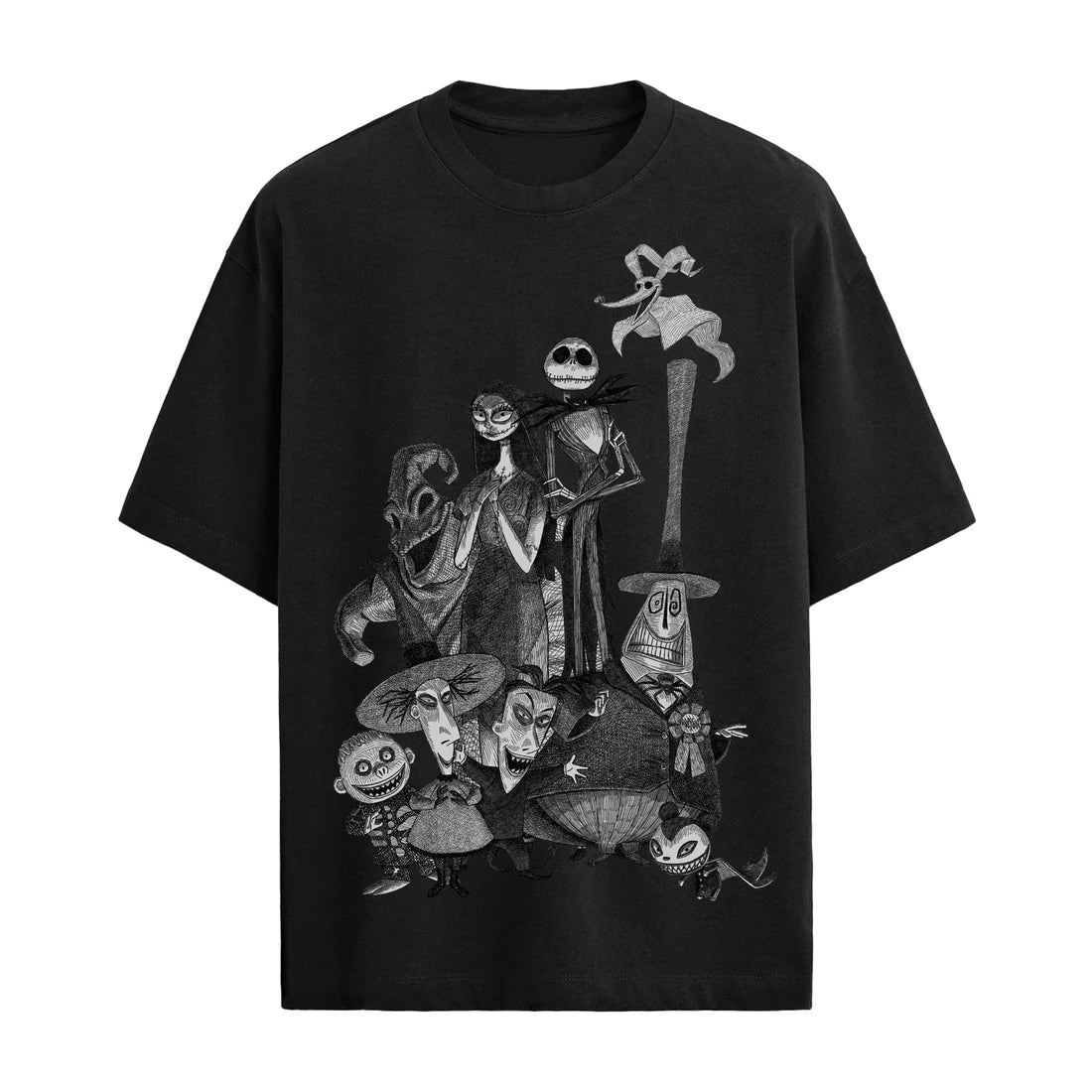 NIGHTMARE BEFORE CHRISTMAS TONAL SKETCH T-SHIRT