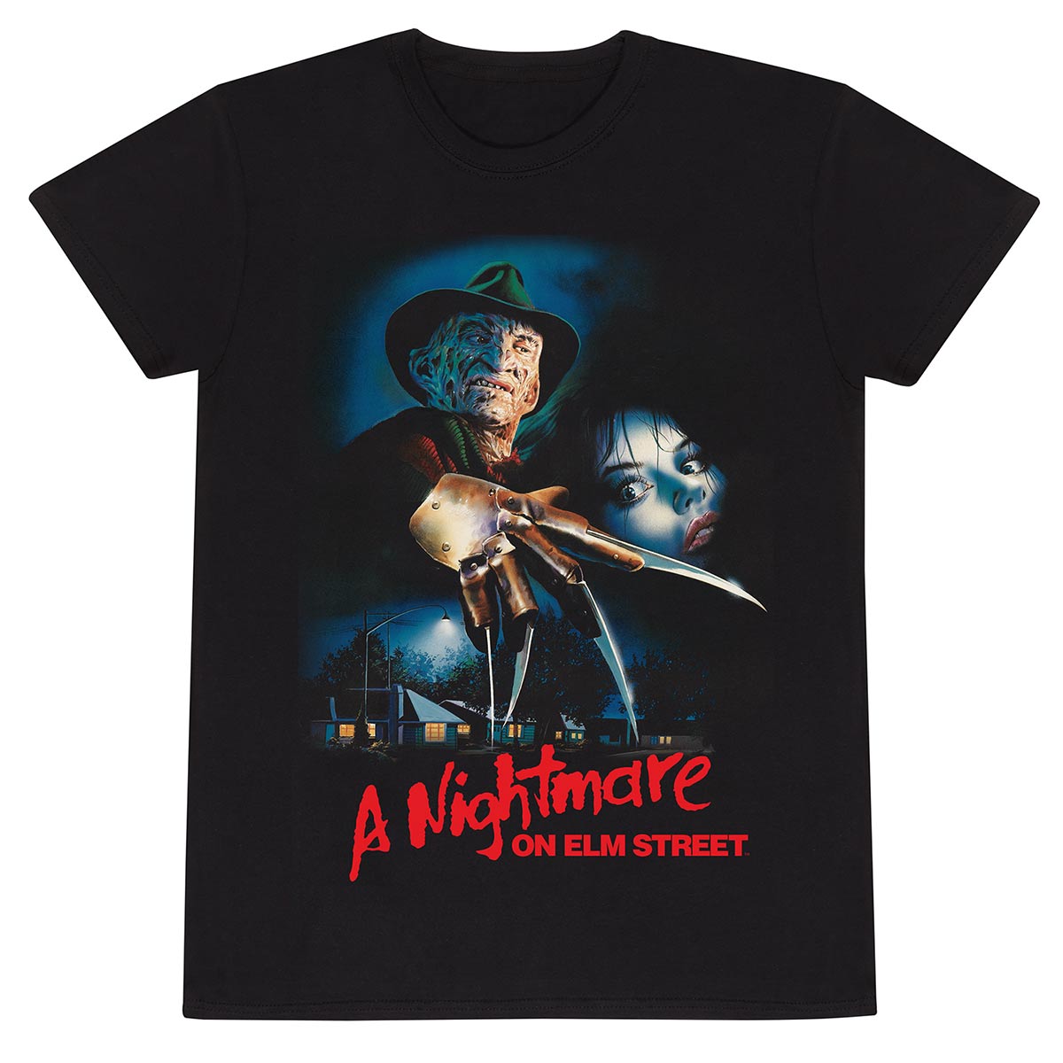 Nightmare On Elm Street Logo Poster T-Shirt