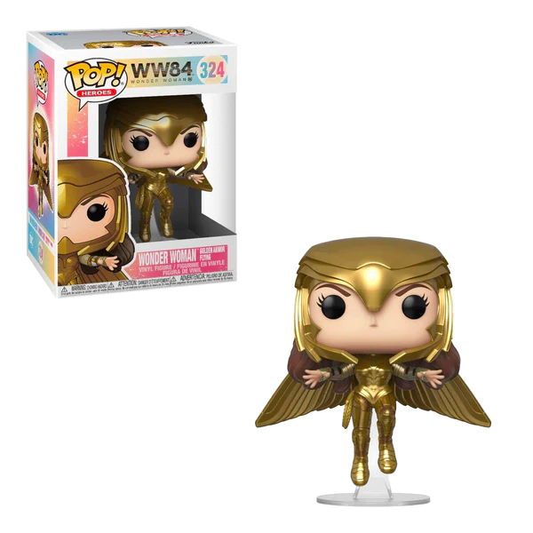 Pop! Heroes DC WW84 Wonder Woman Golden Armor Flying