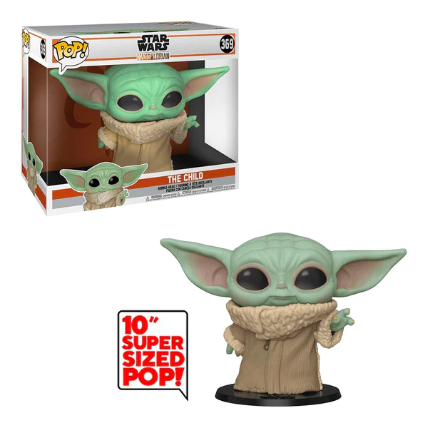 Pop! Star Wars The Mandalorian The Child Baby Yoda 10" Super Sized