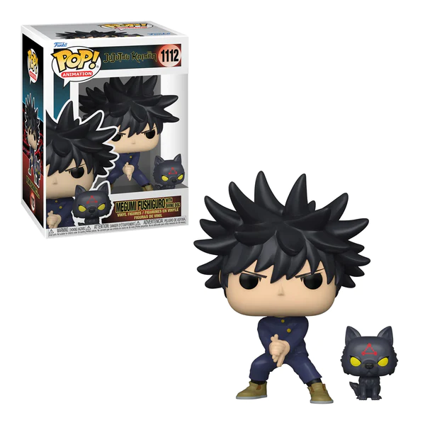 Pop! Animation Jujutsu Kaisen Megumi Fushiguro with Divine Dog