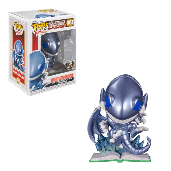 Pop! Animation Yu-Gi-Oh Blue-Eyes Toon Dragon Metallic