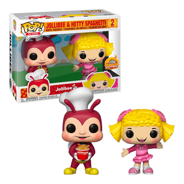 Pop! Ad Icons Jollibee & Hetty Spaghetti 2 Pack Exclusive