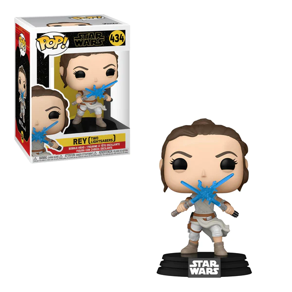 Pop! Star Wars Rey Two Lightsabers