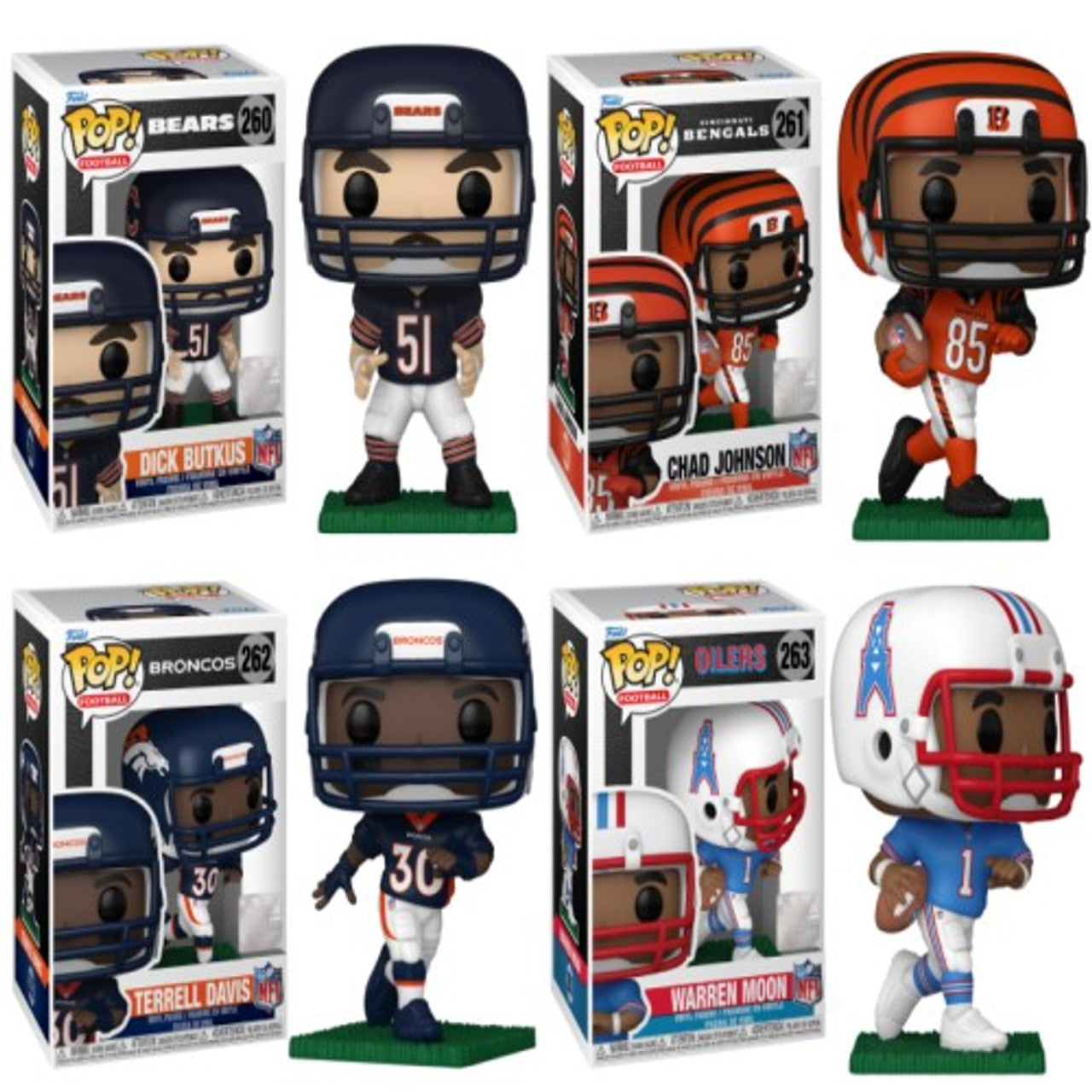 Pop! Series 6 Complete Set 4 NFL Legends