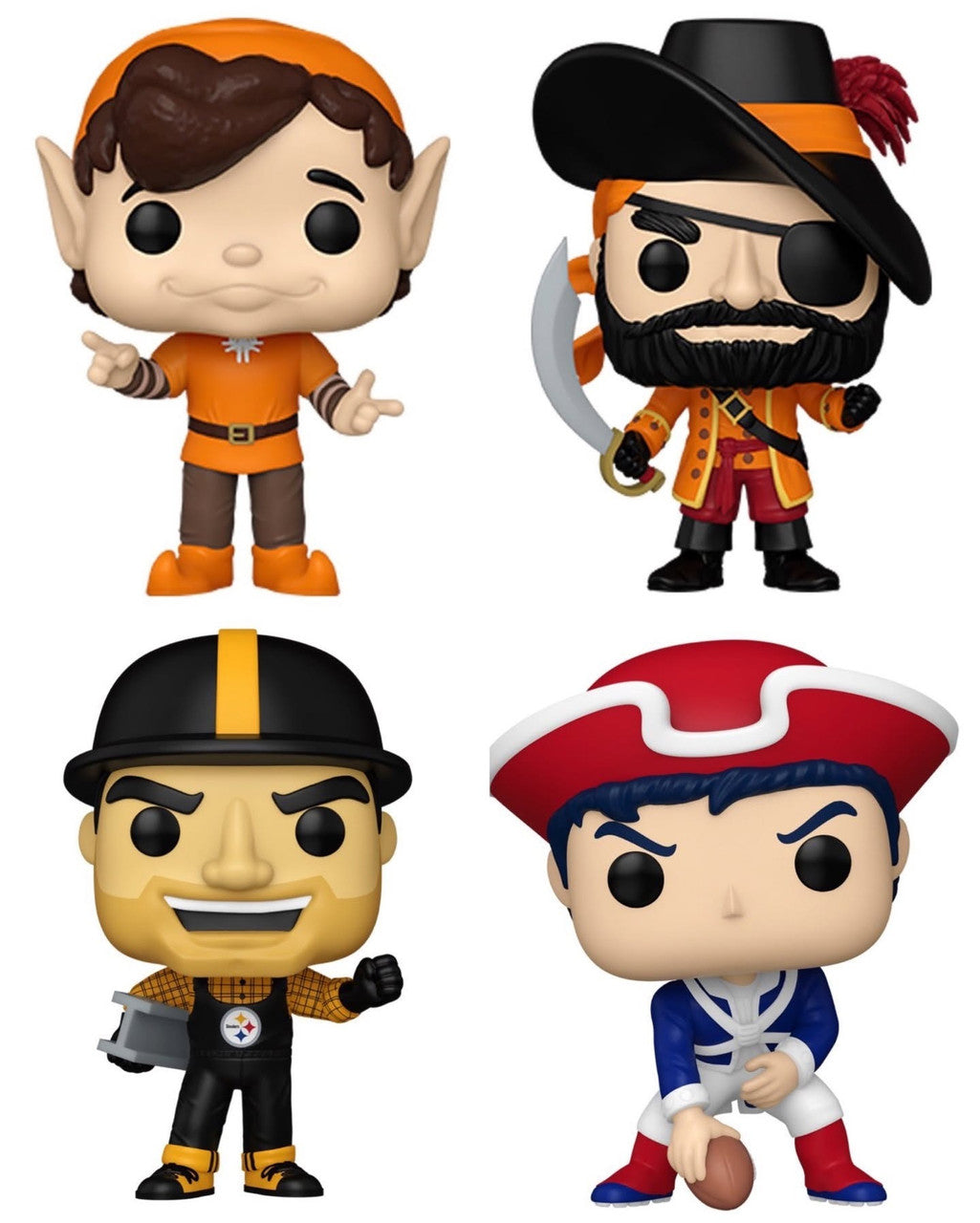 Pop! Complete Set 4 NFL Mascots