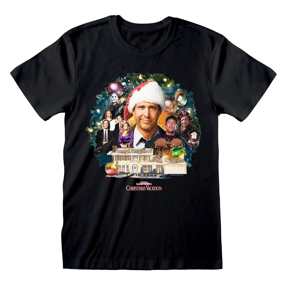 NATIONAL LAMPOONS CHRISTMAS VACATION GROUP SHOT T-SHIRT