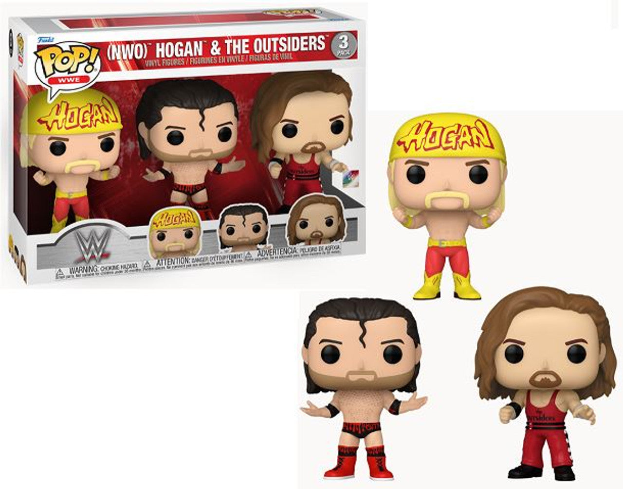 WWE Pop! 3-Pack Hulk Hogan & The Outsiders