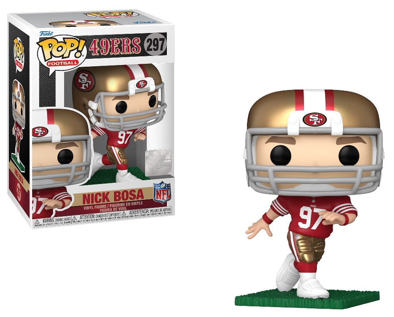 Pop! Nick Bosa San Francisco 49ers Red Jersey NFL