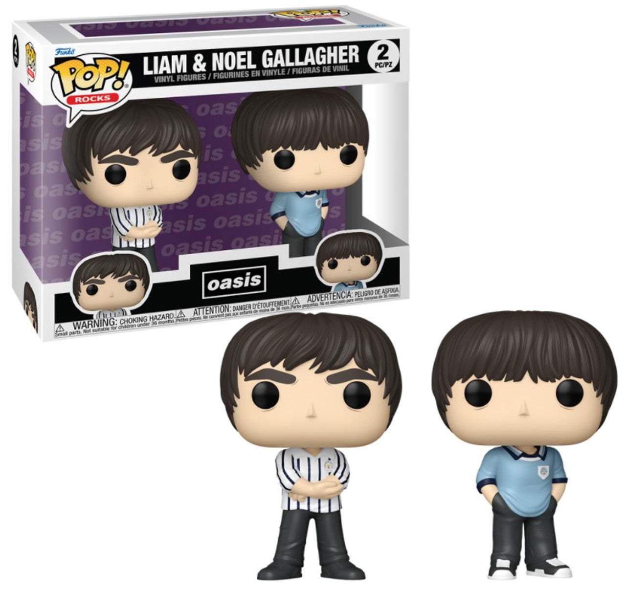 Pop! Rocks 2-Pack Liam & Noel Gallagher Oasis