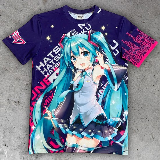 Hatsune Miku All Over Printed Expressive Vibes T-shirt