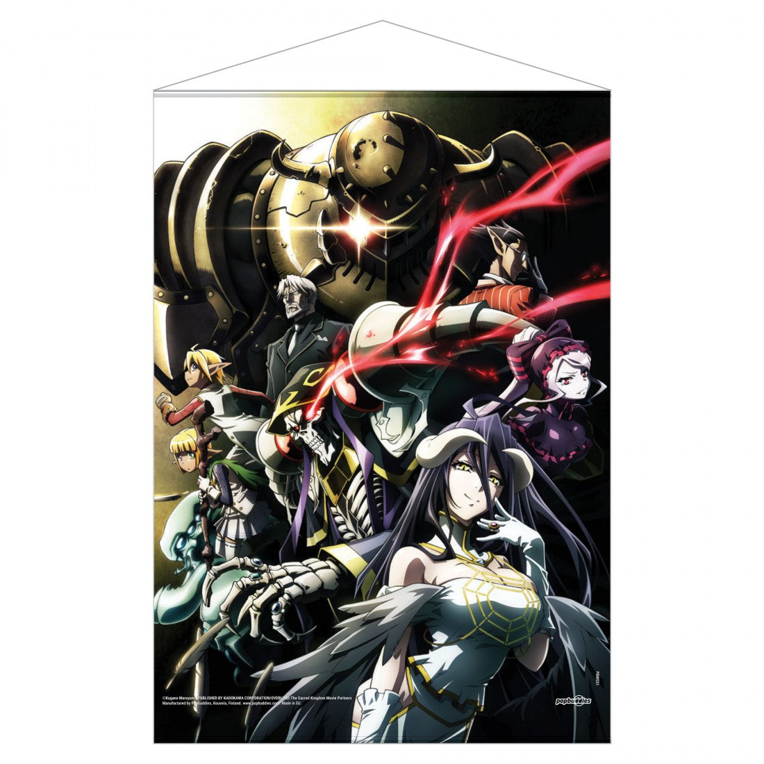 Overlord Season 4 Key Art Fabric Wall Scroll