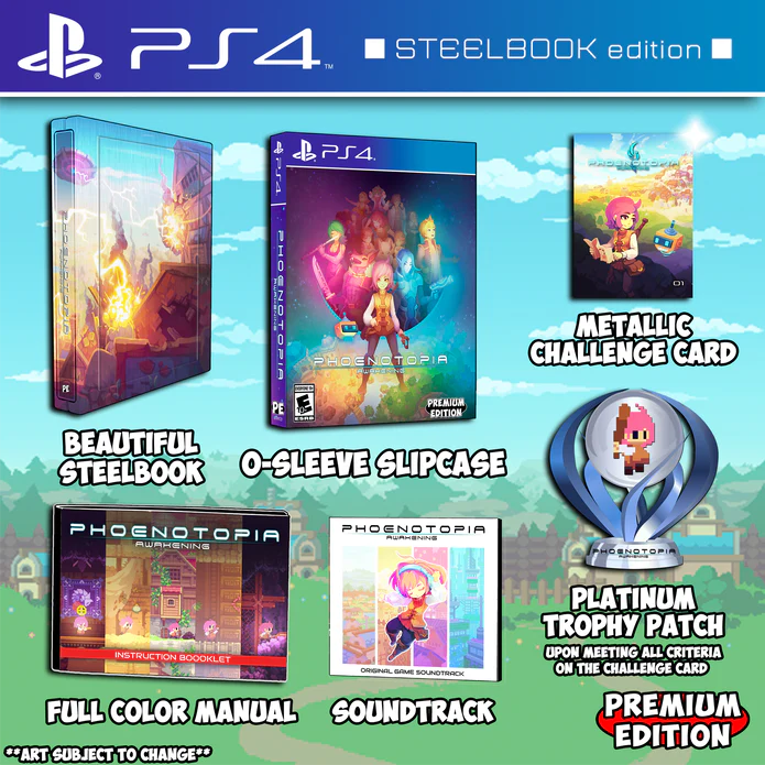PHOENOTOPIA AWAKENING STEELBOOK EDITION & SOUNDTRACK PlayStation 4