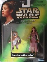 Star Wars Princess Leia & Wicket Ewok 1997