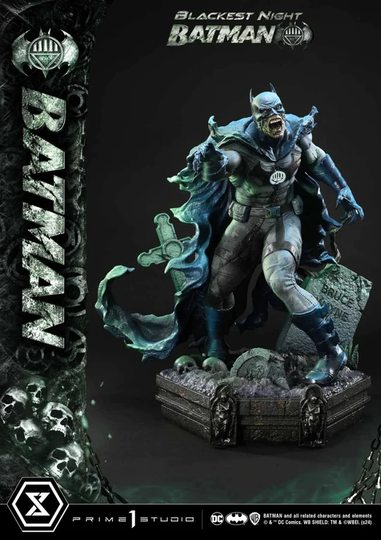 PRIME 1 STUDIO PREMIUM MASTERLINE BLACKEST NIGHT COMICS BATMAN