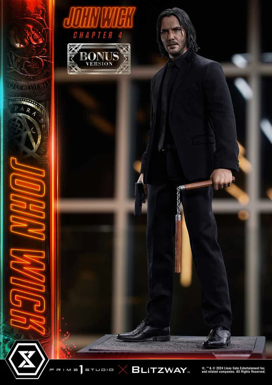 PRIME 1 STUDIO X BLITZWAY JOHN WICK CHAPTER 4 JOHN WICK DX BONUS VERSION
