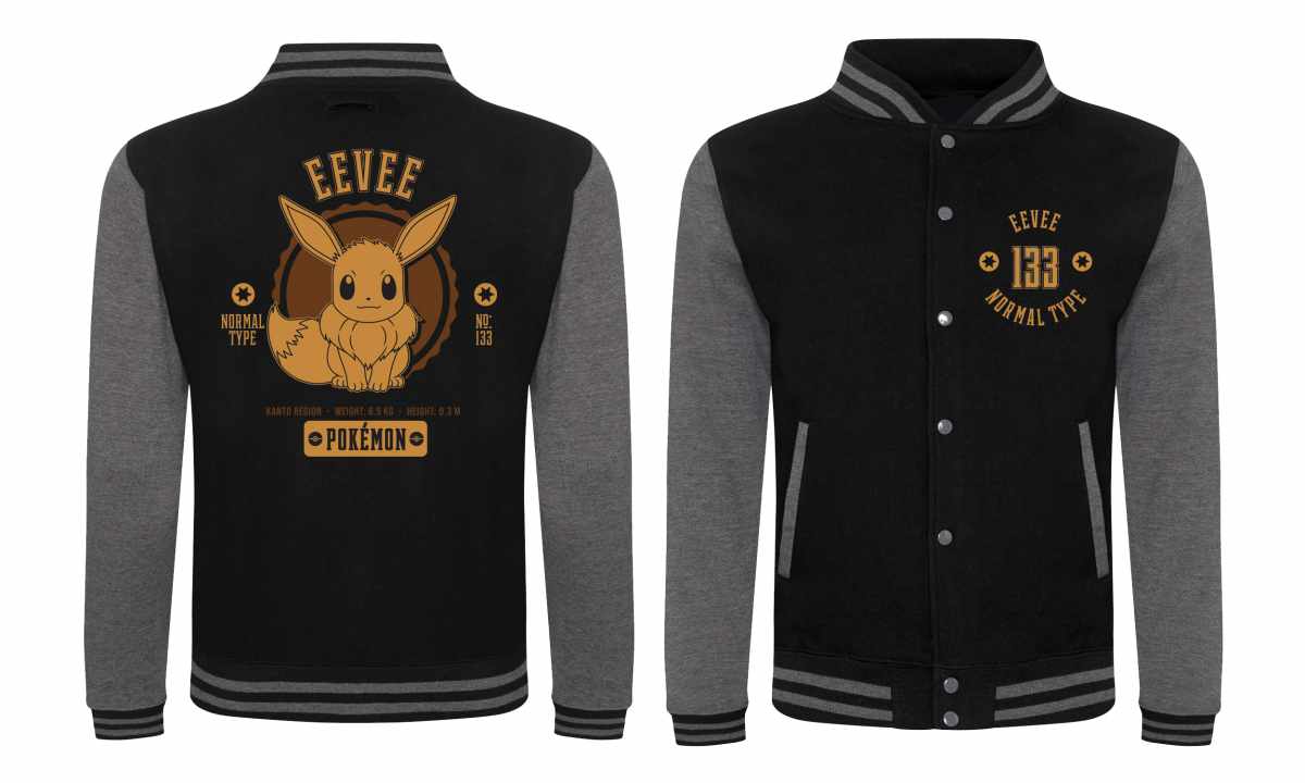 Pokemon-Collegiate Evee Varsity Jacket