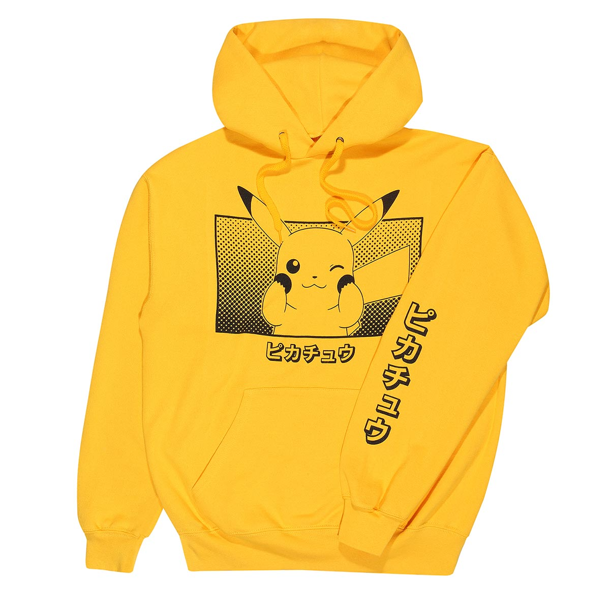 Pokémon Pikachu Katakana Pullover Hoodie