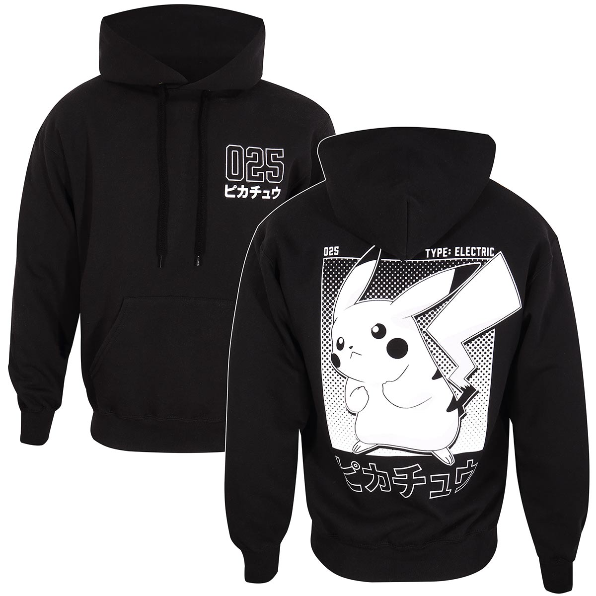 Pokémon Halftone Pikachu Pullover Hoodie