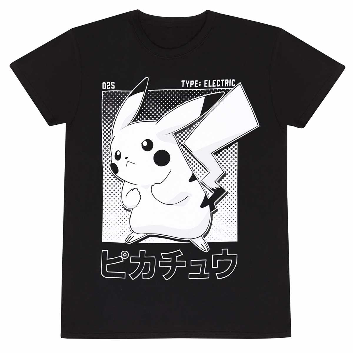Pokémon Halftone Pikachu T-Shirt