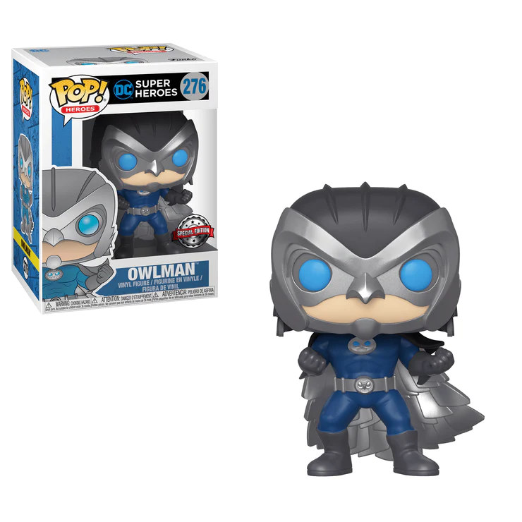 Pop! Heroes DC Super Heroes Owlman Exclusive