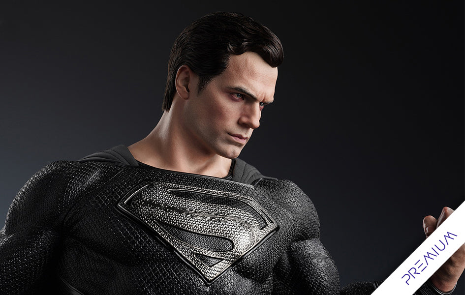 SUPERMAN HENRY CAVILL BLACK SUIT PREMIUM VERSION 1/3 SCALE STATUE