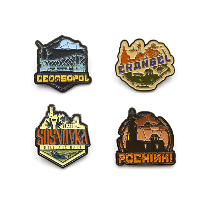 PUBG Erangel Map Pin Set