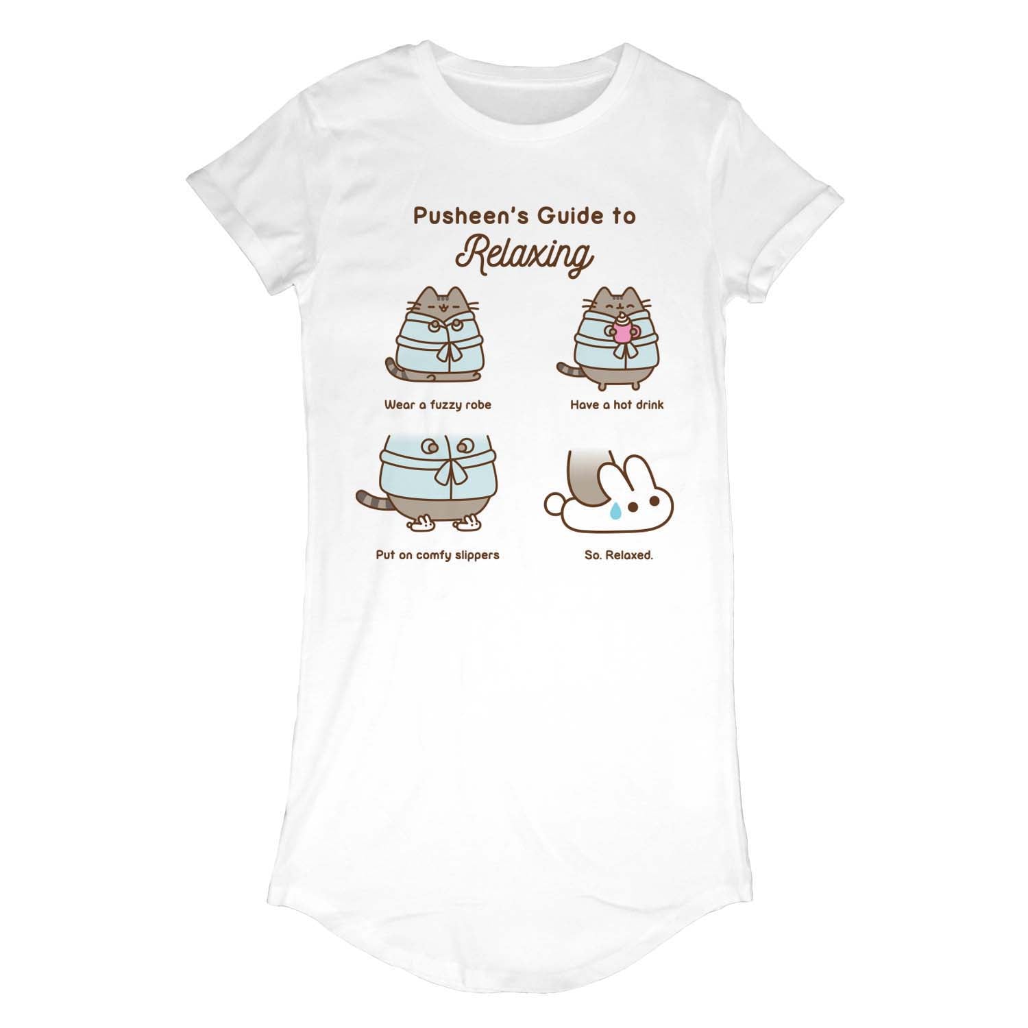 Pusheen Guide To Relaxing T-Shirt Dress