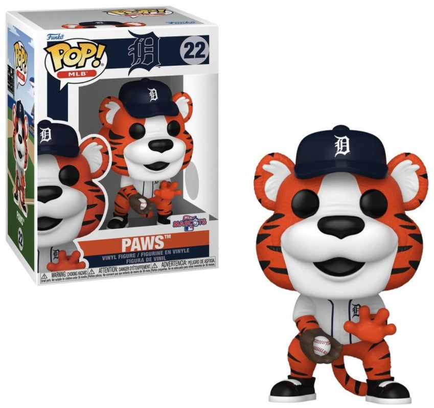 Pop! MLB Mascot Paws Detroit Tigers