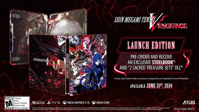 SHIN MEGAMI TENSEI V: VENGEANCE STEELBOOK LAUNCH EDITION NINTENDO SWITCH