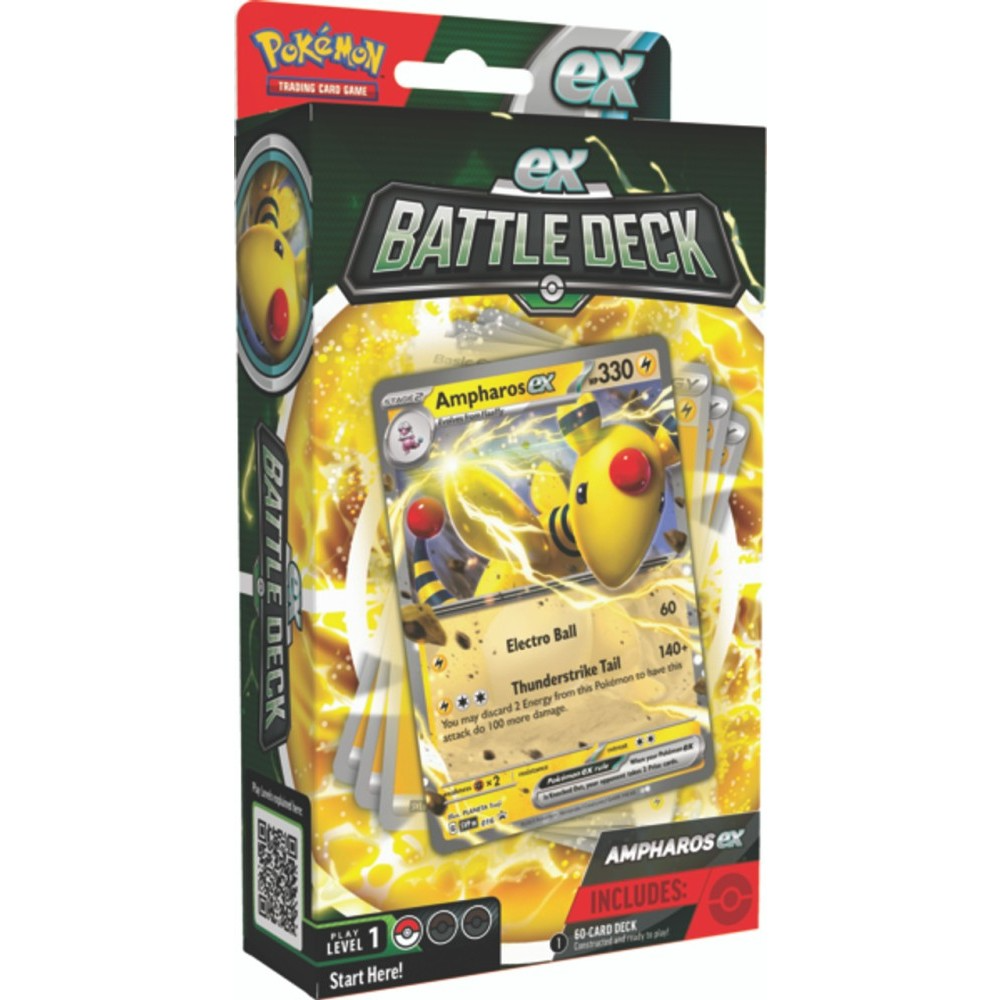 Pokemon Lucario EX Ampharos EX Battle Deck Pair