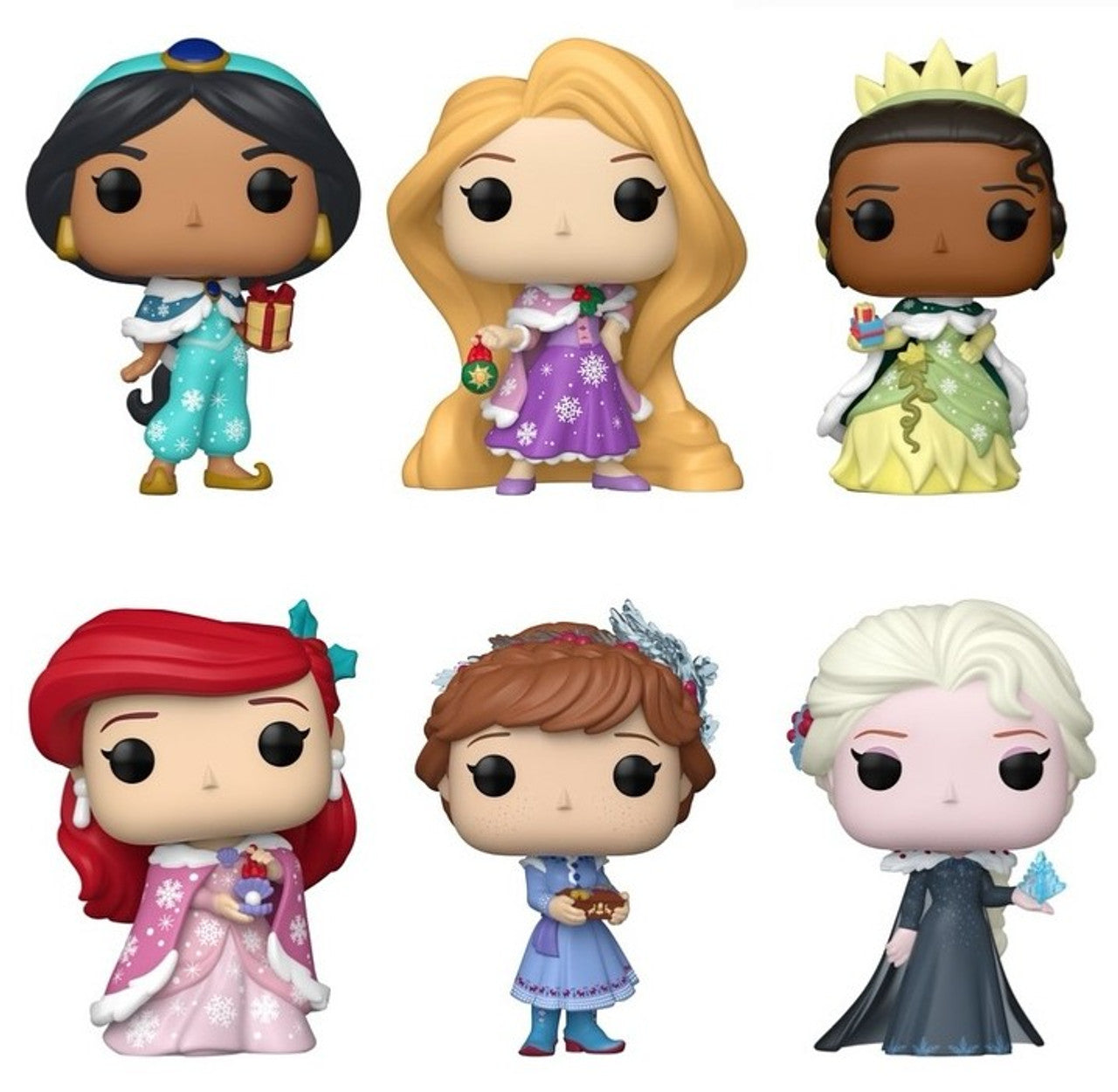 Pop! Complete Set 6 Disney Princess Holiday 2025