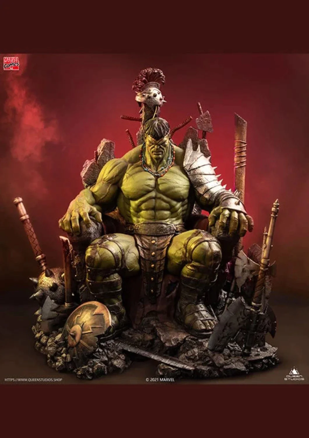 MARVEL GREEN SCAR HULK STATUE 1/4 PREMIUM VERSION