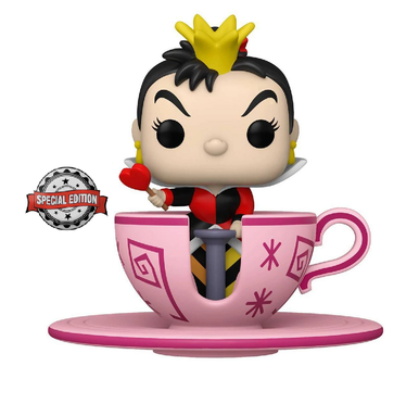 POP! Deluxe Disney Alice In Wonderland Queen Of Hearts At The Mad Tea Party Attraction Special Edition