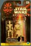 Star Wars Qui-Gon Jinn Jedi Knight with Bonus Battle Droid Rare Episode I 2-Packs!