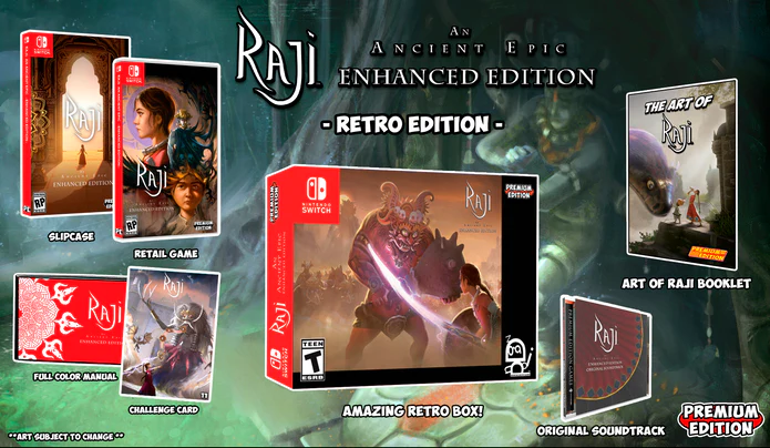 RAJI: AN ANCIENT EPIC ENHANCED [RETRO EDITION] [PREMIUM EDITION GAMES SERIES 5] Nintendo Switch