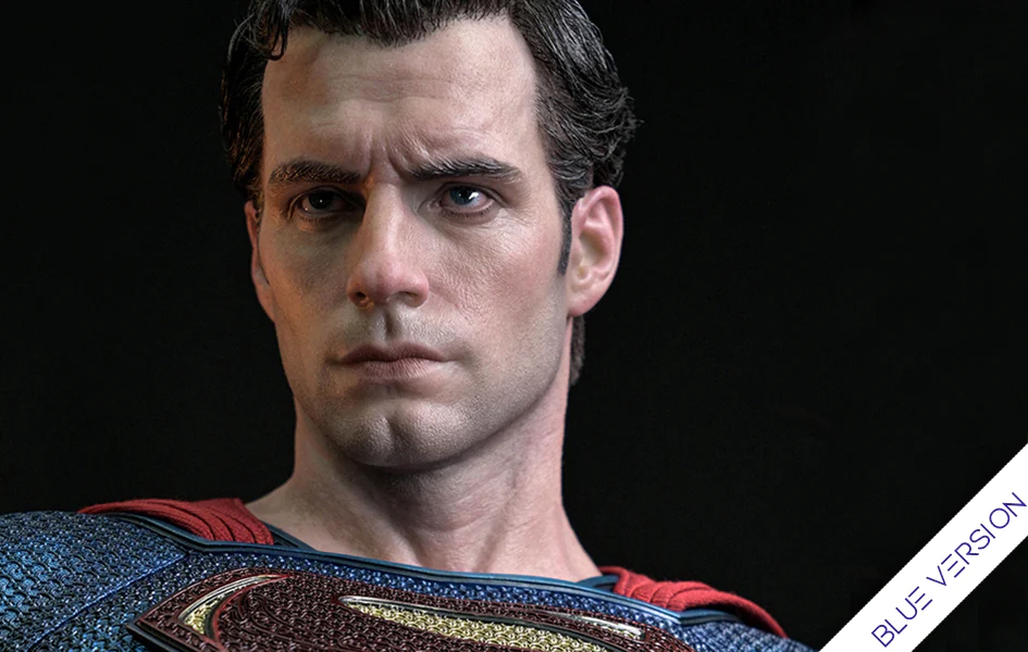 SUPERMAN HENRY CAVILL BLUE AND RED SUIT 1/3 SCALE STATUE