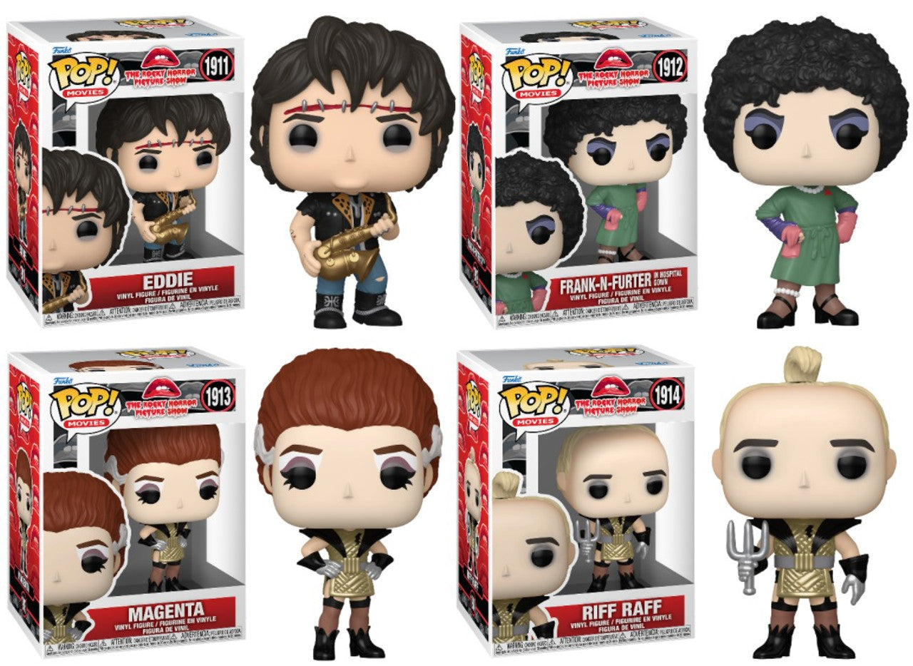 Pop! Complete Set 4 Rocky Horror Picture Show