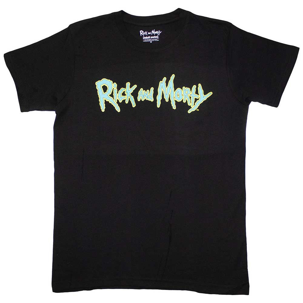 Rick & Morty Logo Black T-Shirt