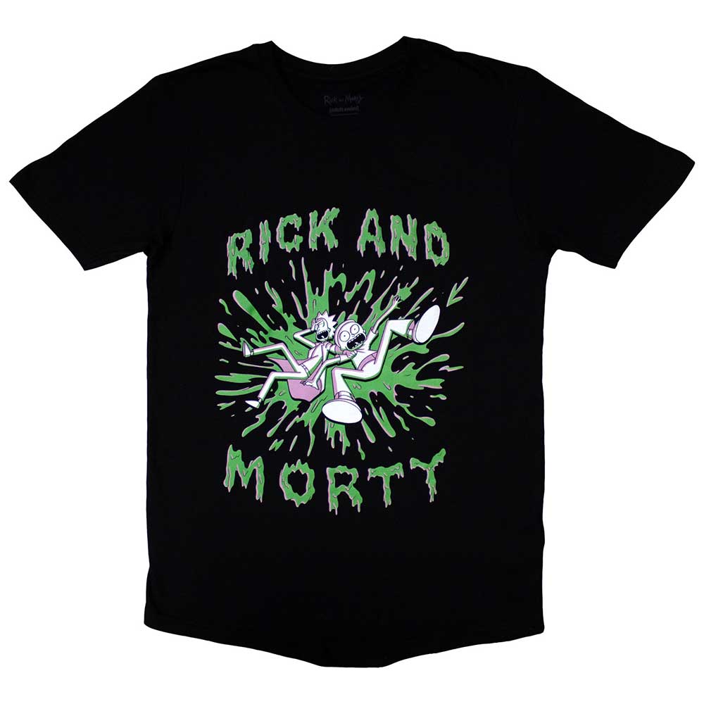 RICK & MORTY GREEN SPLAT T-SHIRT