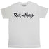 Rick & Morty Mono Logo White T-Shirt