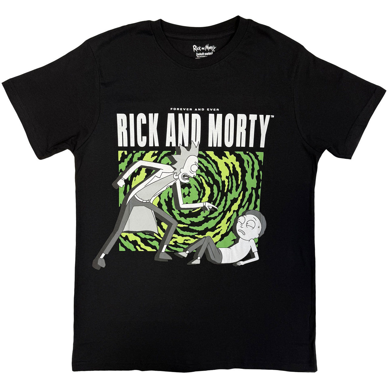 Rick & Morty Vortex Black T-Shirt