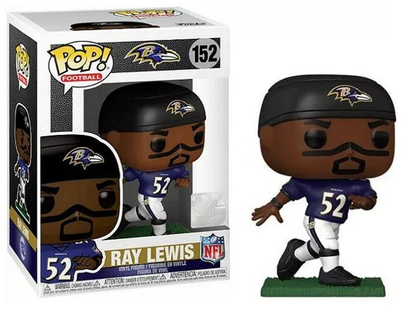 Pop! Legends Ray Lewis Baltimore Ravens Purple Jersey NFL