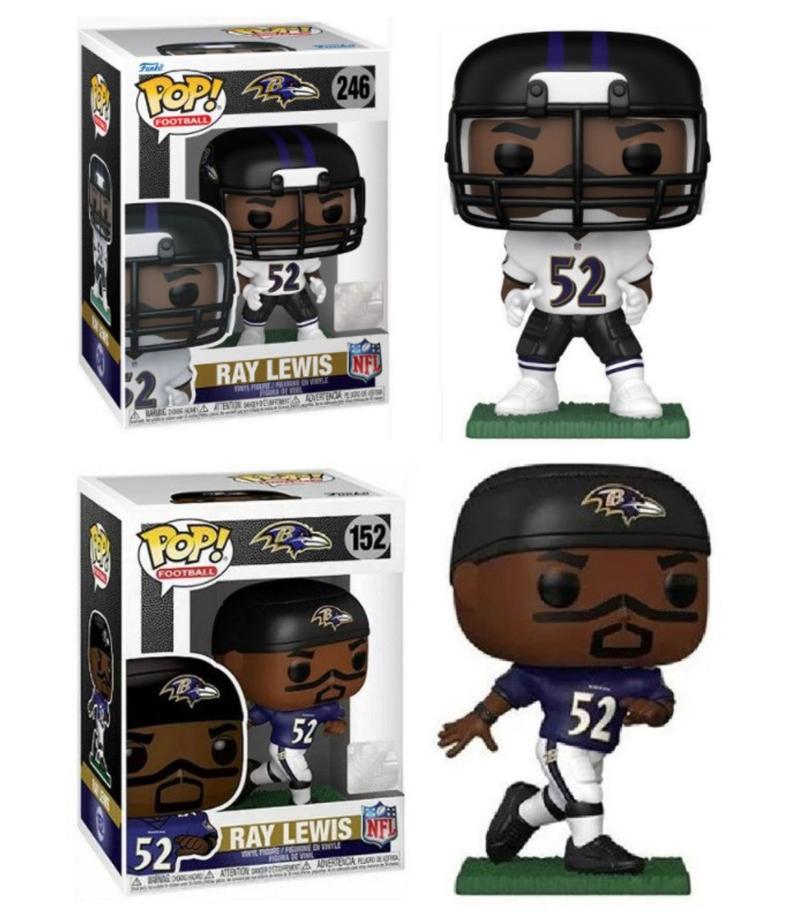 Pop! Combo 2 Ray Lewis Baltimore Ravens NFL